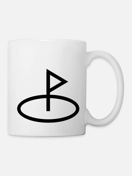 golf - Mug blanc - blanc