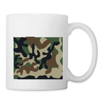 Army mask camo colors - Mug - white - Right