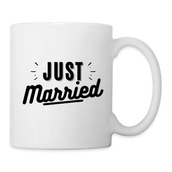 frisch verheiratet. frisch verheiratet - Tasse - Weiß - Rechts
