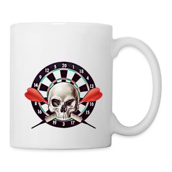 dart skull - Mug - white - Right