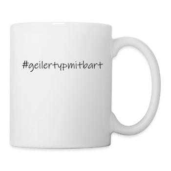 #geilertypmitbart (D00108) - Tasse - Weiß - Rechts