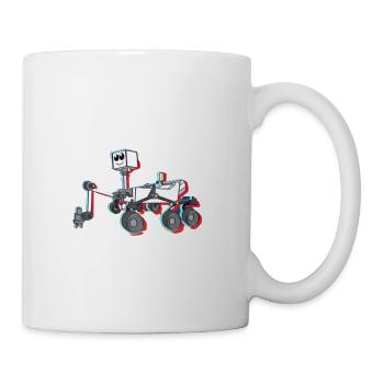 Mars-Rover - Tasse - Weiß - Rechts