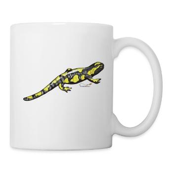 Fire salamander - Mug - white - Right