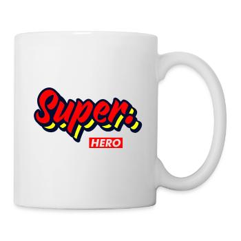 Super hero - Mug - white - Right