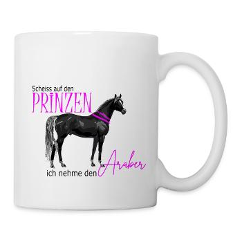 Araber - Tasse - Weiß - Rechts