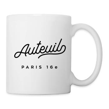 Auteuil - Paris 16e - Mug blanc - blanc - Droite