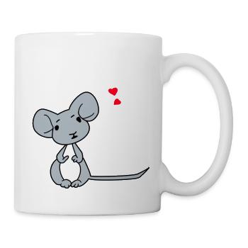 Mouse heart - Mug - white - Right