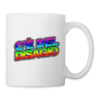 C'è del disagio - Tazza - bianco - Destra