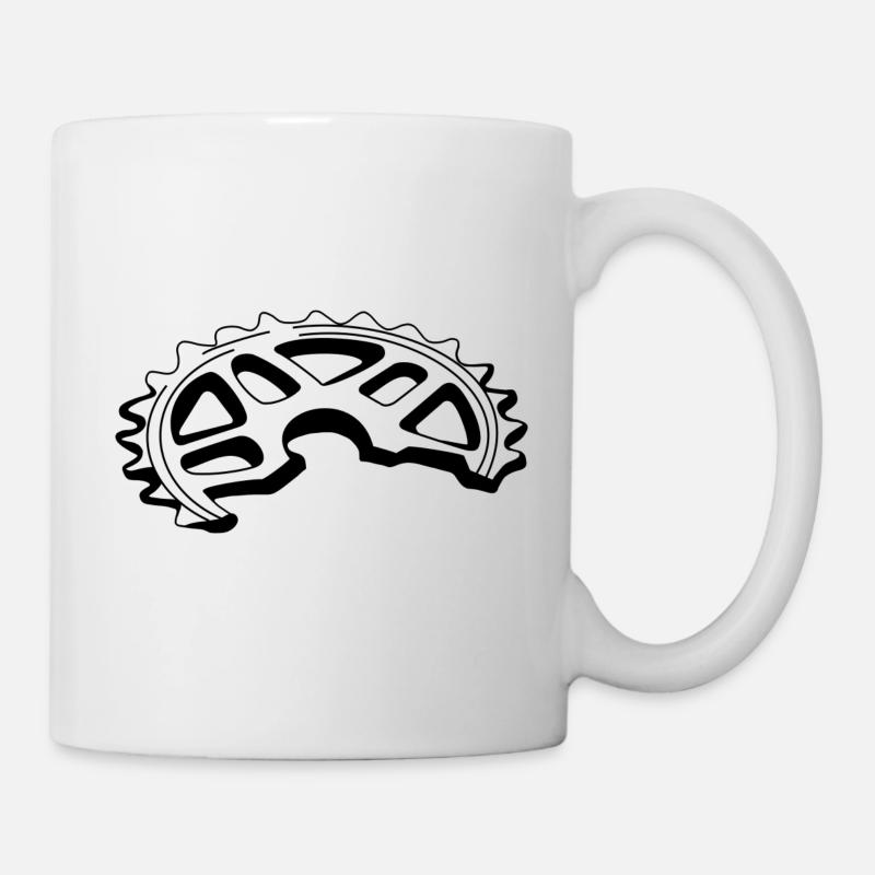 Kettenrad Kette - Tasse - Weiß