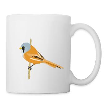 Panure à moustaches - Mug blanc - blanc - Droite