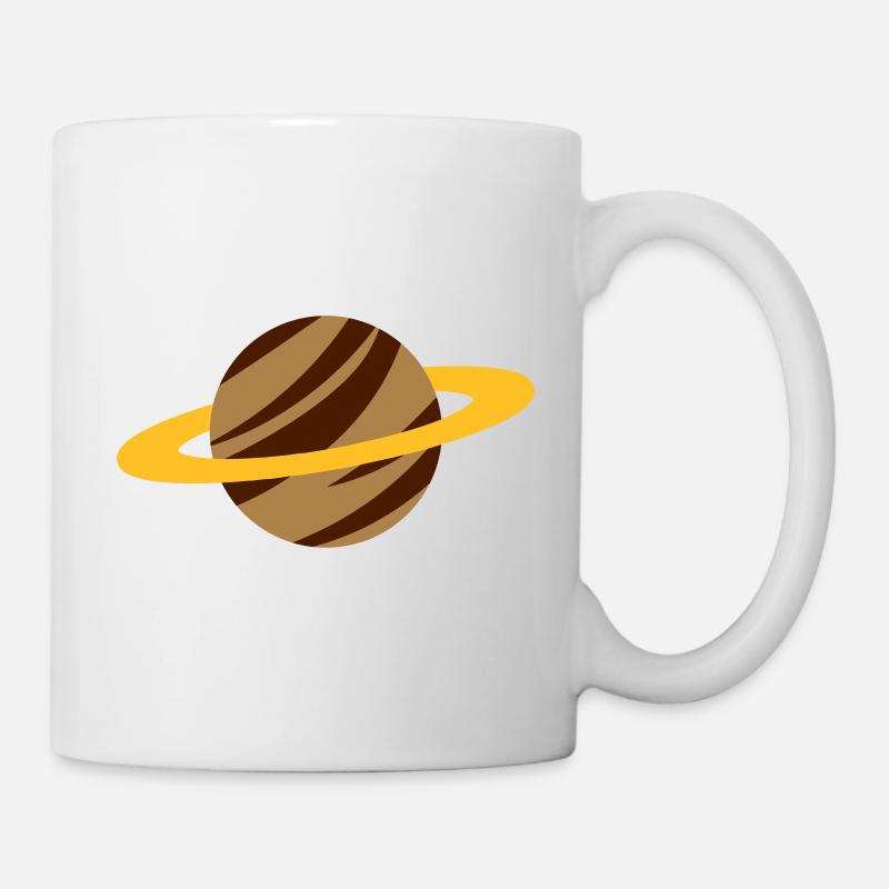 Planet Saturn / planet saturn / planète saturn - Tasse - Weiß