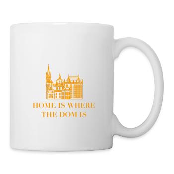Stadt Aachen, Dom, Liebe, Kirche, NRW, Aachener - Tasse - Weiß - Rechts