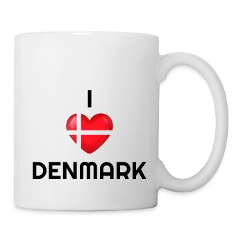 Danemark, pays du Danemark, drapeau du Danemark, Danemark - Mug blanc - blanc - Droite