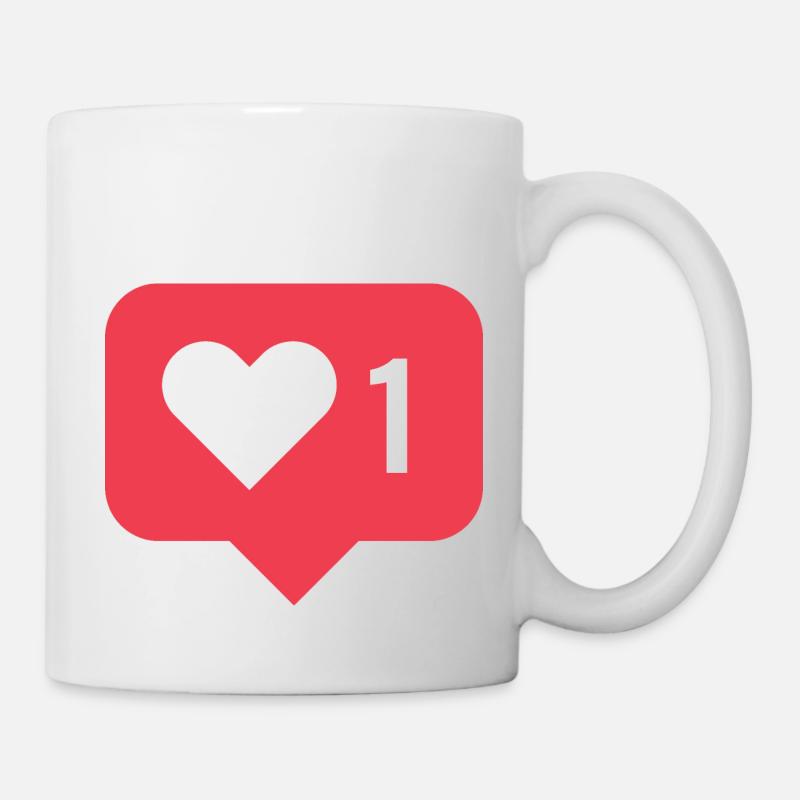Like Icon - Mug blanc - blanc