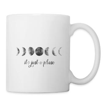 c'est juste une phase, phase de lune, lune, ciel nocturne - Mug blanc - blanc - Droite