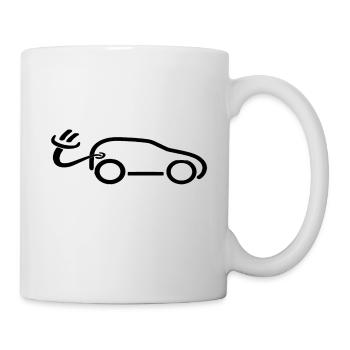 e auto b - Mug blanc - blanc - Droite