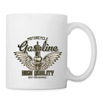 motorcycle gasoline - Mug - white - Right