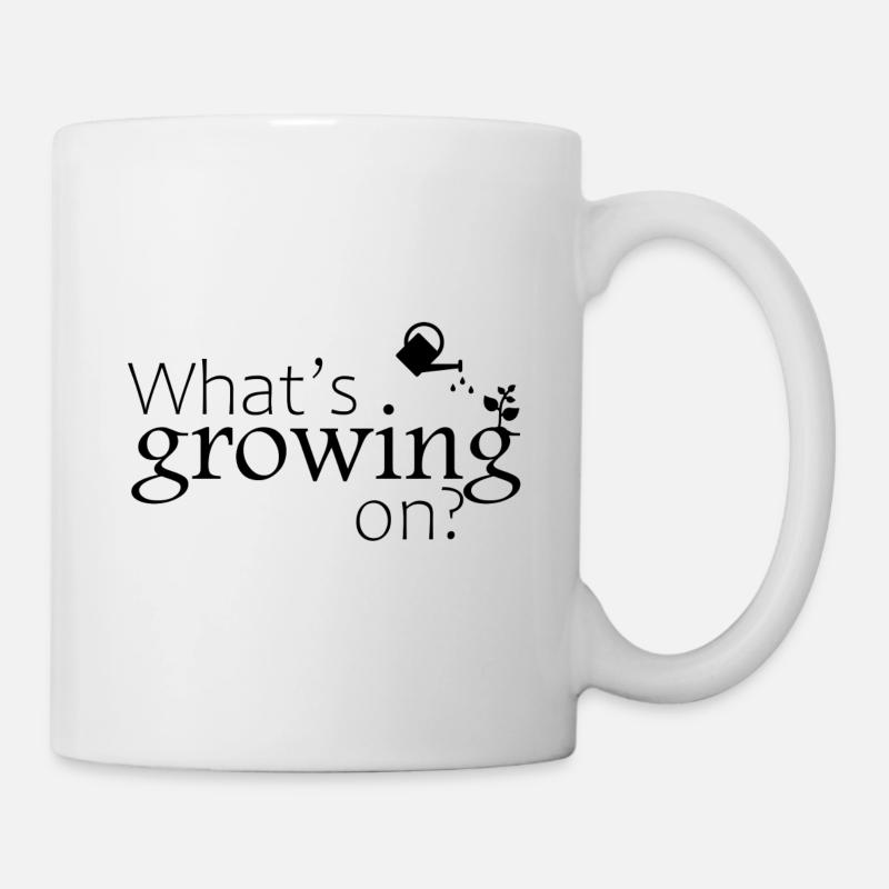What's growing on? - Tasse - Weiß