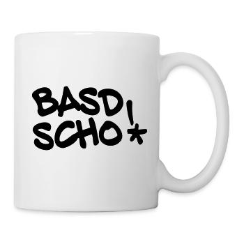 Basd scho, fränkisch, bayrisch, Spruch - Tasse - Weiß - Rechts