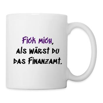 Finanzamt - Tasse - Weiß - Rechts