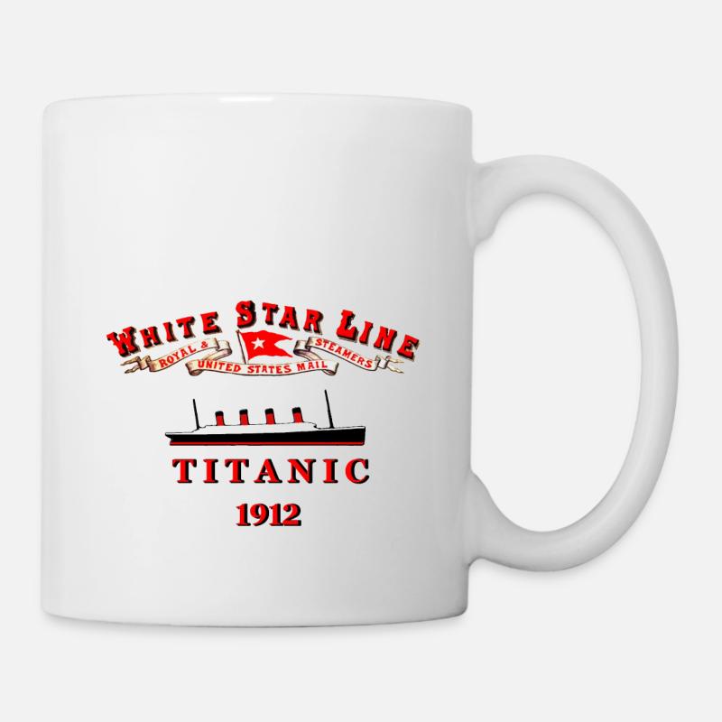 TITANIC WHITE STAR LINE 1912 - Tasse - Weiß