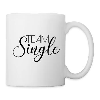 Team single saying men women - Mug - white - Right