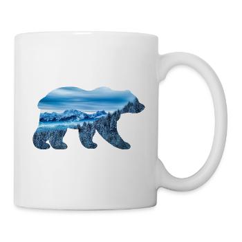Saisonale Tiere - Winter Edition - Tasse - Weiß - Rechts