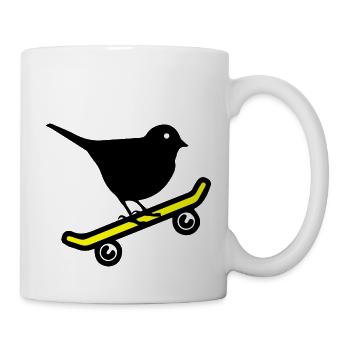 Bird bird budgie - Mug - white - Right