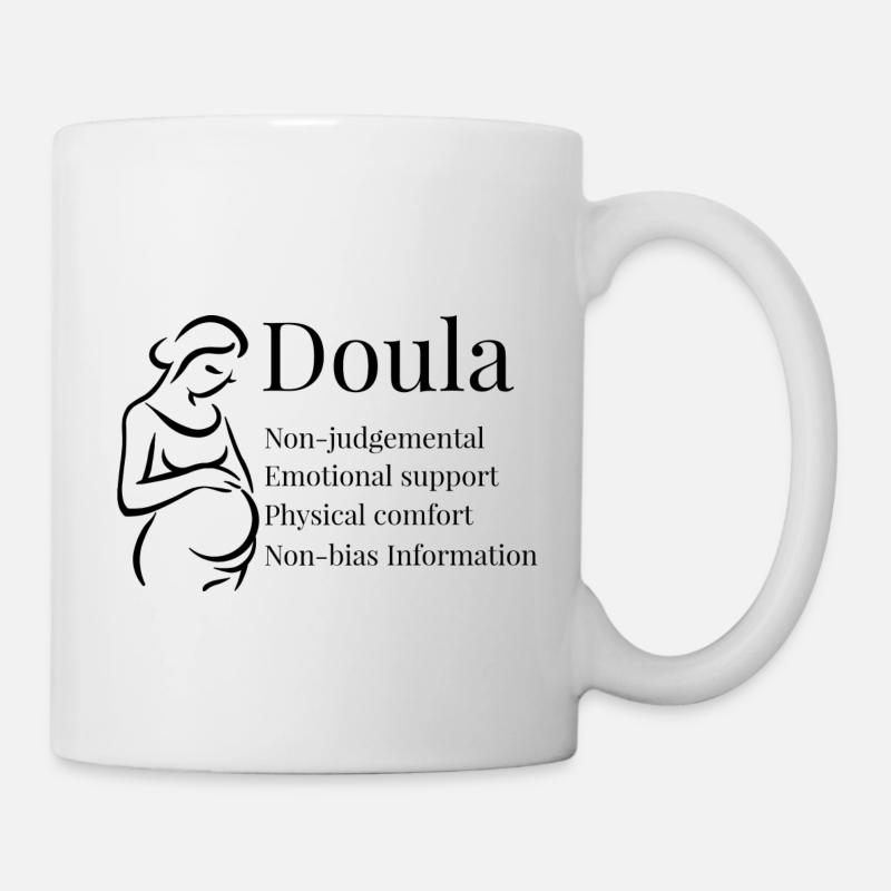 Doula Details - Tasse - Weiß