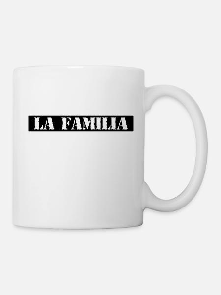 LA Familia Design Mafia Familie - Tasse - Weiß