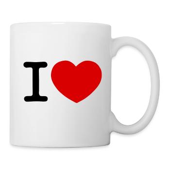 I Love You - Déclarez votre amour avec style - Mug blanc - blanc - Droite