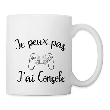 Je Peux Pas J'ai Console - Mug blanc - blanc - Droite