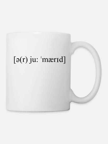 Bist Du verheiratet ? - Tasse - Weiß
