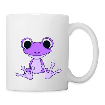 frosch mit riesigen augen,frosch,auge - Tasse - Weiß - Rechts