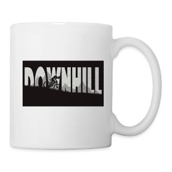 MTB downhill - Tasse - Weiß - Rechts