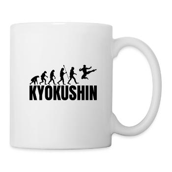 Evolution Kyokushin Karaté Sport de combat cadeau JPN - Mug blanc - blanc - Droite