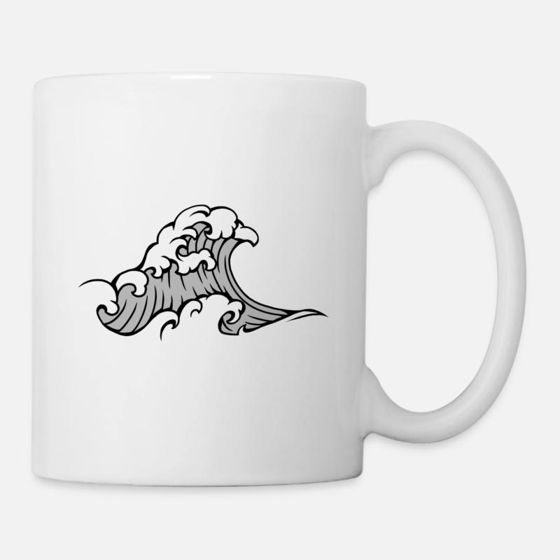 Wave - Surfing - Mug - white