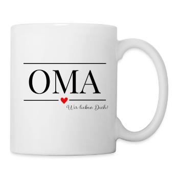 Beste Oma - Tasse - Weiß - Rechts
