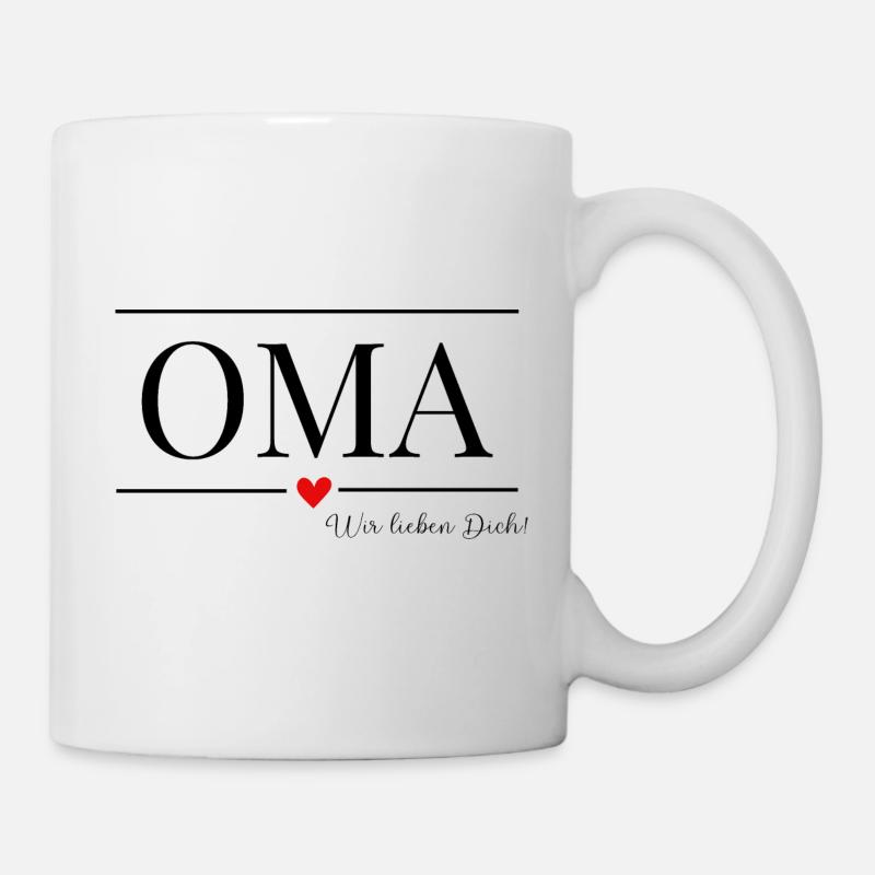 Beste Oma - Tasse - Weiß