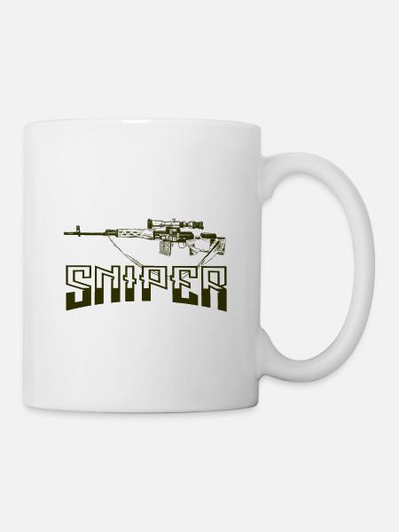Sniper - Tasse - Weiß