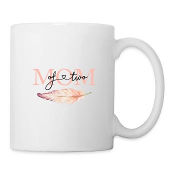 Maman de deux ! -personnalisable - Mug blanc - blanc - Droite
