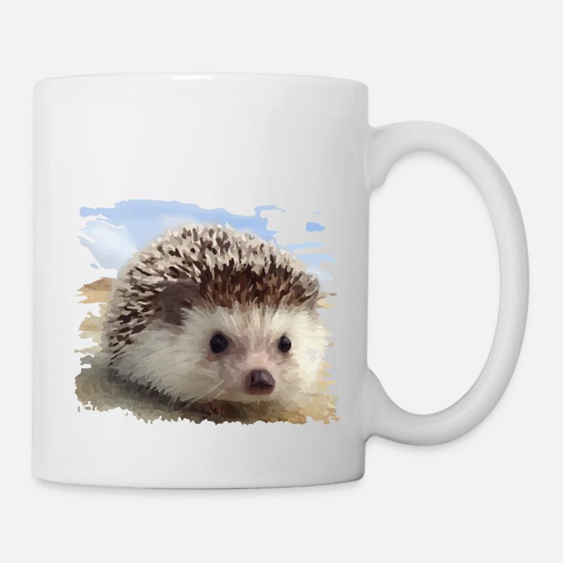 hedgehog - Mug - white