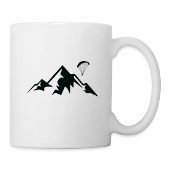 Paraglider Mountains Paragliding Paragliding - Mug - white - Right