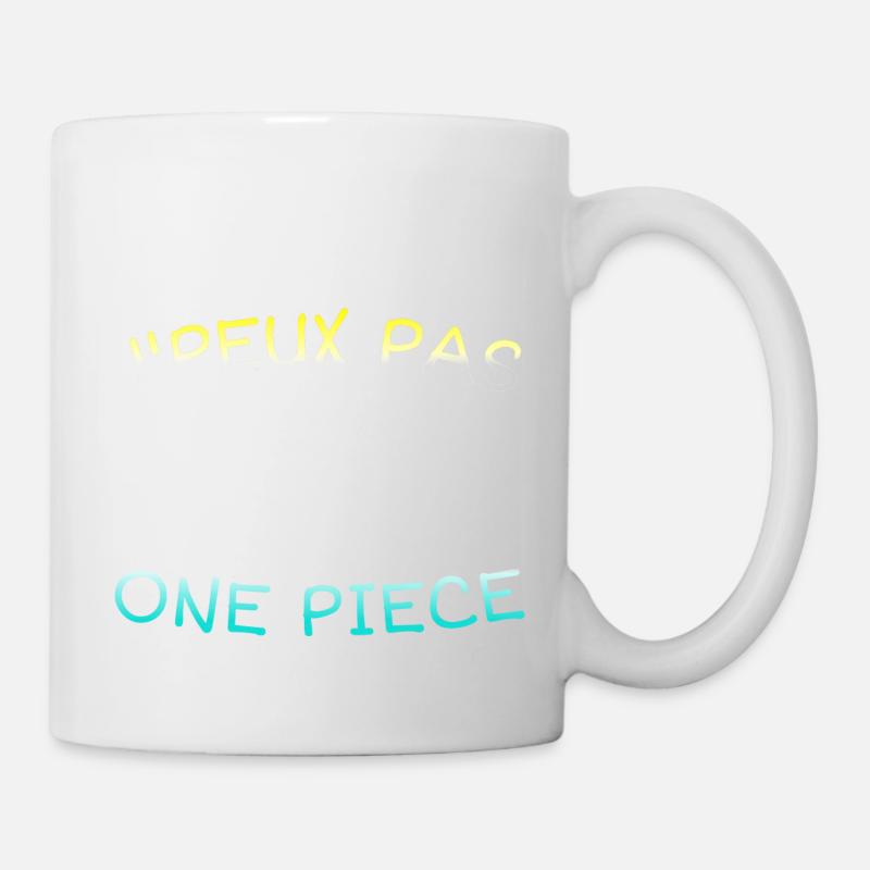Je peux pas j'ai One Piece - Mug blanc - blanc