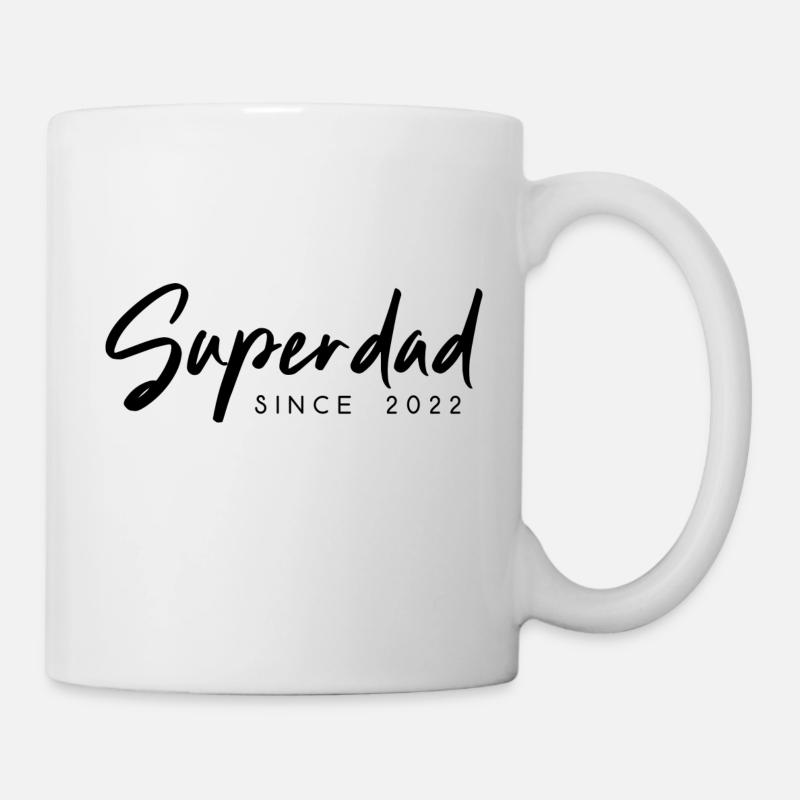 Superdad Vater Papa since 2022 Spruch - Tasse - Weiß