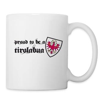 Tirola Bub - fière d’être une tirolabua - Tiroler Bua - Mug blanc - blanc - Droite
