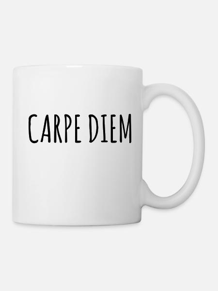 Tshirt carpe diem - Mug blanc - blanc