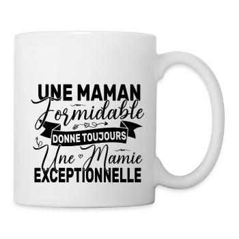 Femme Cadeau Maman Anniversaire Humour maman mamie - Mug blanc - blanc - Droite