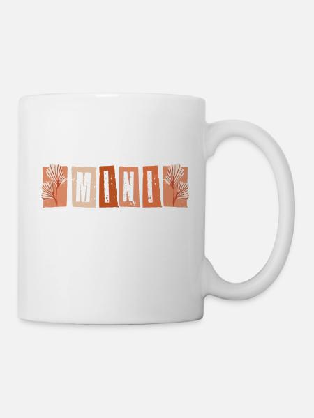Papier geschnitten Baby - Tasse - Weiß