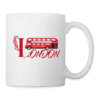 London - Tasse - Weiß - Rechts